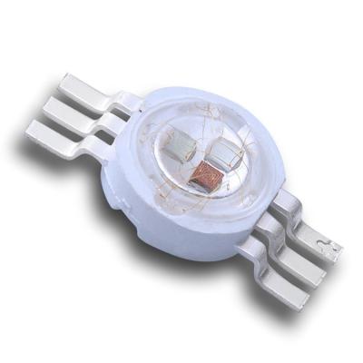 China AlGaInP in sale 3w high power current epileds 38mil chip led diode 6legs 3in led for sale