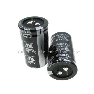 China (Hot offer) NEW Super Capacitor 2.7V 500F 2.7V/500F 2.7V500F Capacitance Car General Purpose Super Capacitor for sale