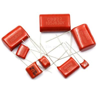 China Capacitance Film Capacitor 223K 225K 475K 155J 105J 105k 250V 450v 400V 630V Polypropylene Film Capacitor (Hot Offer) CBB for sale