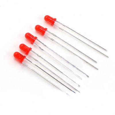 China Standard In Stock 3mm 5mm Light Emitting Diode Led Lamp Indicator Light Small Bulb Seven Color Diode for sale