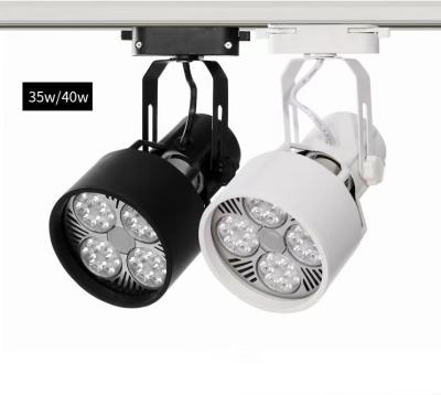 China Post-modern commercial aluminum tracklight 35W45Wtrack lights rail light down track LED lights for sale