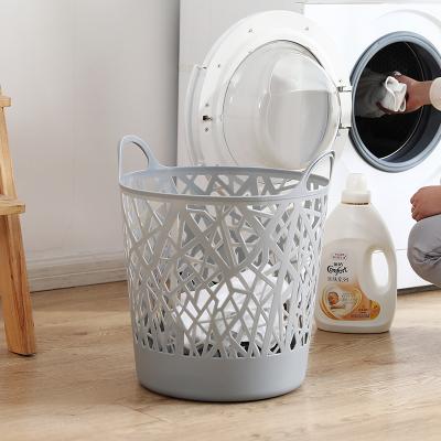 China Factory Directly Sustainable Product Customize OEM Large Size Plastic Dirty Laundry Basket Clothes Storage Hamper for sale