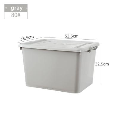 China Amazon Hot Selling Sustainable Eco-Friendly High Quality Plastic PP Storage Box Clothes Container For Home Storage for sale