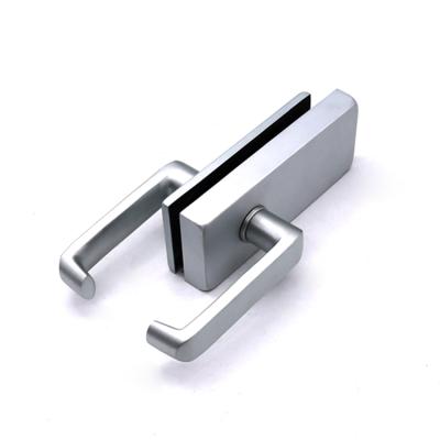 China Door Lock Frameless Security Glass Door Handle Door Lock Aluminum Glass Key Door Lock for sale