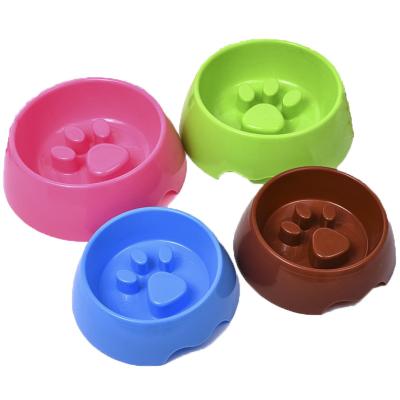 China NEW Wholesale White Non-Automatic Slow Feeding Food Eat Pet Feeder Dog Bowl for sale