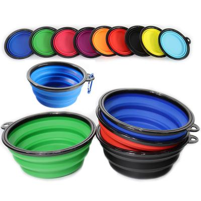 China Portable Collapsible Camping Silicone Dog Bowl Eco-Friendly Travel Viable Hot for sale