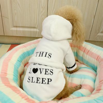 China Hot Sale Dog Dog Baby Towels Sustainable Luxury Comfortable Soft Pet Towel Absorbing Hooded Bathrobe for sale