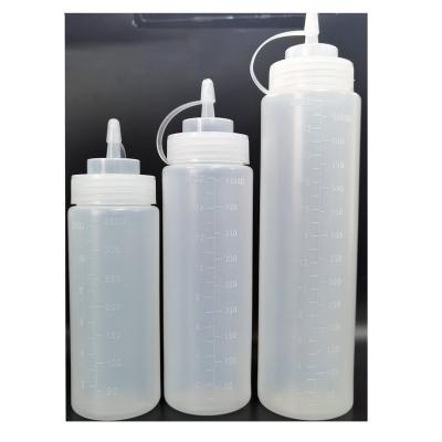 China Food Grade Different Size Squeeze Plastic Ketchup Bottles for sale