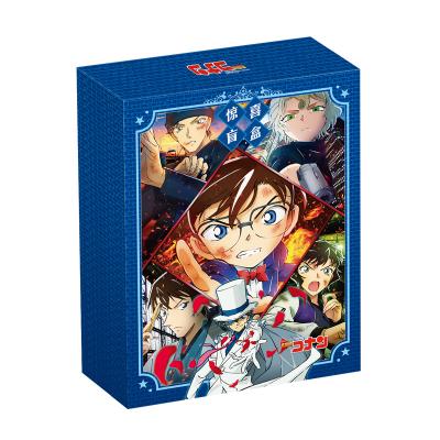 China Japan detective Conan HD quality full color print gift box brand selection gift box selection postcard badge for sale