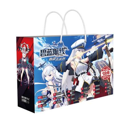 China Hd Smooth Layering Peripheral Handbag Azur Lane Gift Bag Animation Packaging Color Print for sale