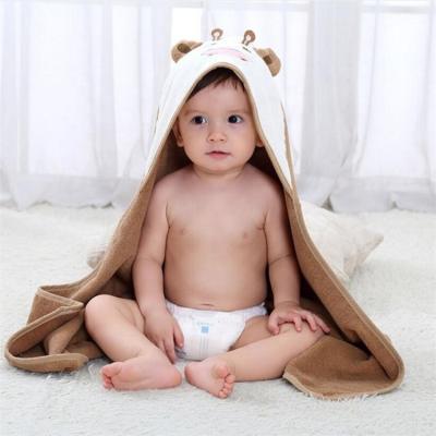 China QUICK DRY 24 Patterns Cotton Kids Wrap Hooded Towel Poncho Baby Hooded Bath Towel Cotton Muslin Baby Bath Kids Covering Towel for sale