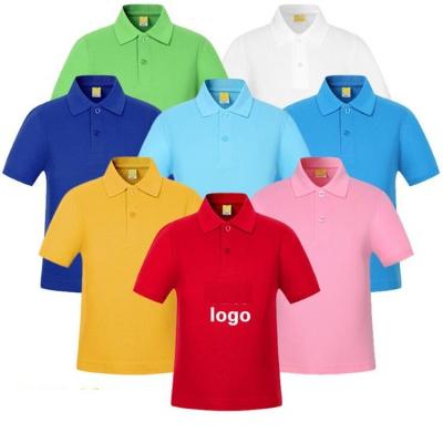 China Custom Kids Men's Polo Shirt Short Sleeve Uniform Breathable Polo T-Shirt For Men for sale