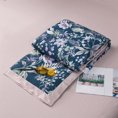 China Nondisposable Home Textile Quilt Bed Quilt Adult Sleep Quilted Silk Blanket Breathable Washed Silk Adult Sleep Blanket 1PC for sale