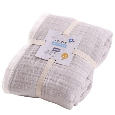 China Wholesale PORTABLE Summer Luxury Throw Blankets For Home Decor Bedspread 6 Layers Bed Muslin Sofa Towel Throw Cotton Blankets for sale