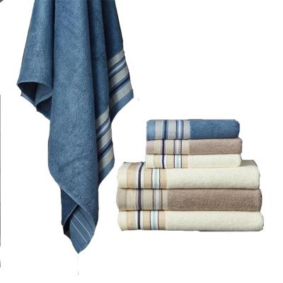 China Super Soft Bamboo Towel Set High Quality Bamboo Terry Bamboo Fiber Towel Set Factory Supply QUICK DRY Bamboo Towel Set for sale