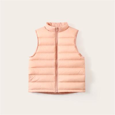 China Fashion Cotton Children's Vest 2-13 Years Breathable Children's White Duck Down Vest Toddler Boys Vest Jacket for sale