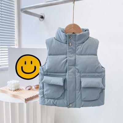 China Wholesale Breathable Cotton Kids Vest Baby Boys Factory Girl Jacket Boy Sleeveless Vests for sale