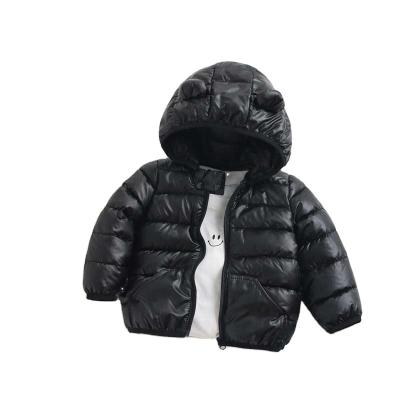 China Custom Made High Quality Anti-shrink Cotton Hooded Winter Warm Kids Jacket Boys Coat Winter Jacket for sale