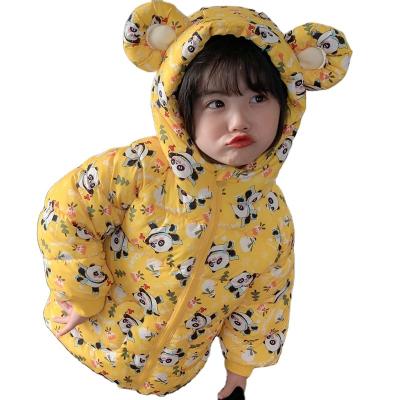 China Anti-wrinkle made in china kids clothingGirl cotton multicolor warm jacket for girls for sale