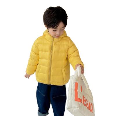 China Factory wholesale winter children's anti-shrink high quality down jacket light slim fit boy down jacket for sale