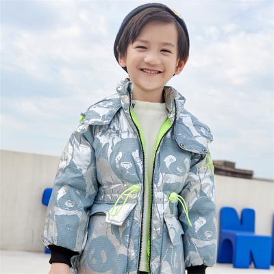 China Viable Children's Winter Hooded Jacket Boys Clothing Thick White Duck Down Jacket Boys Coat for sale