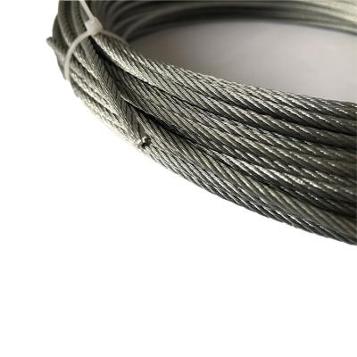 China Hot sale construction wire rope 7*19 galvanized steel wiresChina manufacturers steel rope for sale