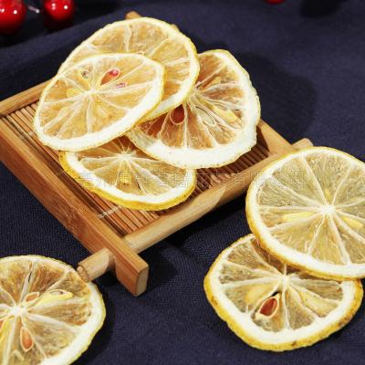 China Nutrition Factory Price High Quality High Quality Organic Natrual Freeze Dried Fruit Lemon Slice for sale