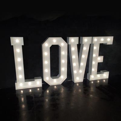 China Waterproof LED Modules Wedding Decor Wed Me Lights Marquee Letter 4Ft Led Marquee Alphabet Love Letters Light Up Letters for sale