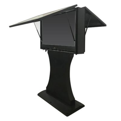 China 49inch Outdoor Floor Stand Double Side LCD Digital Signage IP65 Waterproof Outdoor Advertising Display for sale