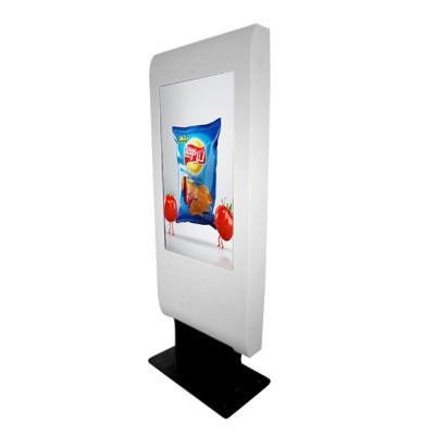 China 55 Inch Totem Outdoor LCD Display Sunlight Advertising Panel LCD Touch Screen Monitor Digital Outdoor Readable Signage Kiosk for sale