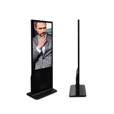 China OEM Adveitising Android Wifi SDK Ultra Thin LCD Floor POS Kiosk Advertising Display For Indoor for sale