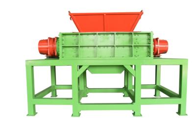 China Double Shaft Shredder Metal Shredder PLC Control Metal Recycling Machine Double Shaft Scrap Metal Shredder for sale