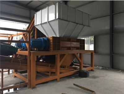 China Double Shaft Scrap Metal Shredder PLC Control Metal Recycling Machine Double Shaft Scrap Metal Shredder for sale