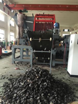 China Tire Shredder Machine，Tire Shredder, Tire Crusher,Tire Shredding Machine- For Tire Recycling Plant  Replaceable Blades for sale