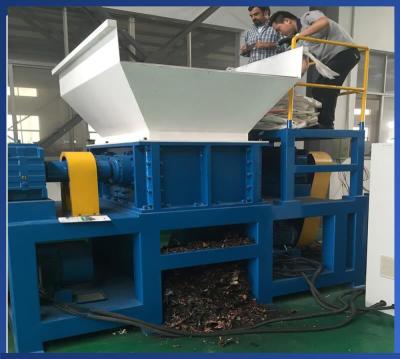 China Cardboard Shredder Double Shaft ShredderWaste Shredder Machine  With CE Certificate Industrial Paper Shredder for sale