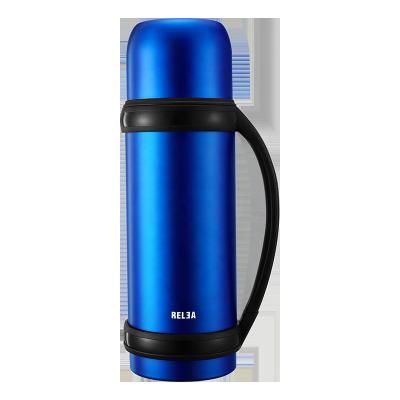 China Relea 1.2L Family Size Portable Stainless Steel Double Wall Insulated Vacuum Camping Flask for sale