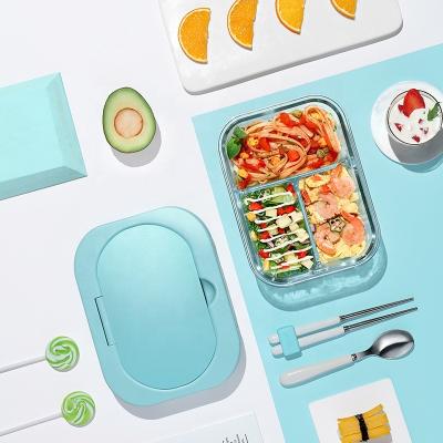 China Ungiftiger Bento Glass Containers zu verkaufen