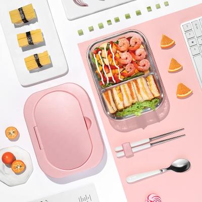 China Vacuum BPA Free Glass Bento Box 1040ml Eco Friendly Heat Resistant for sale