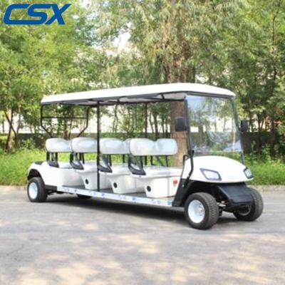 China Professional High Speed ​​4 Wheel Offroad Golf Cart For 7-8 Person 205/50-10 Vacuum Radial Tire for sale