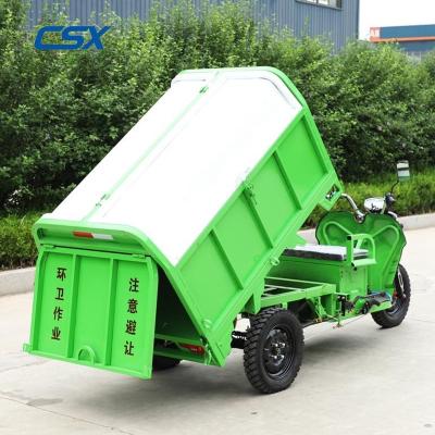 China Hotels Wholesale Electric Four Wheel Automatic Dump Lift Hanging Bucket Garbage Truck Airtight Hygiene for sale