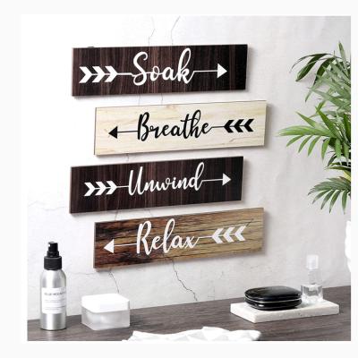 China Vintage traditional rustic wall decor home sign for kitchen, living room for sale