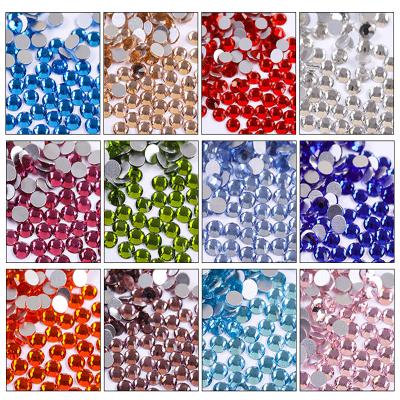 China Flatback Shuaizhi SS3 - Wholesale Bulk Loose Crystal Glass Rhinestones For Nail Fix Non-Hot Decoration Flat Back SS30 for sale