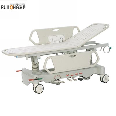 China Modern Factory RT-003 Patient Supply Delivery Medical Stainless Transfer Car Hospital Trolley for sale