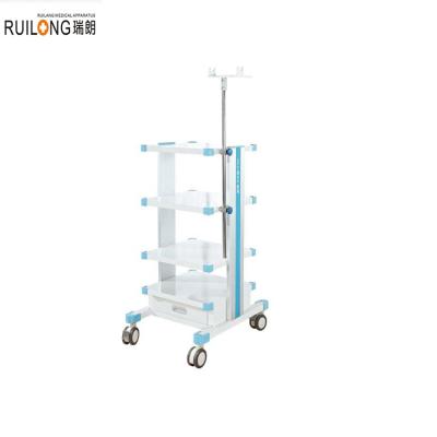 China Beauty RT-X130J-045 Modern Medical Stainless Steel Instrument Trolley Mobile Hospital with 1 Drawer for sale