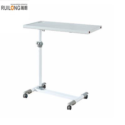 China Popular Modern RP-028T Over Bed Table With Wheels And Desk Table For Hospital Bed for sale