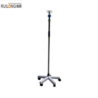 China Height Adjustable Customizable Iv Pole Nursing Stand With Wheels for sale