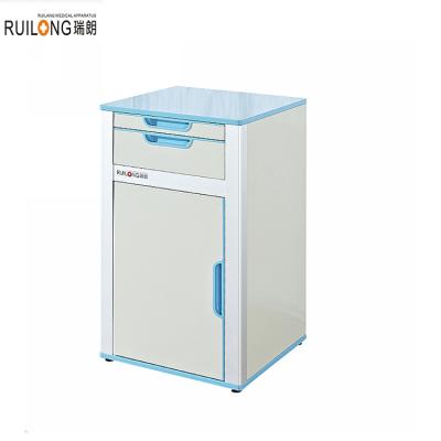 China RG-007 Factory Wholesale Price Hospital Traditional ABS Medical Beside Hospital Cabinet Customized Multifunctional Bedside Table for sale