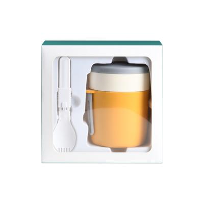 China New Design Hotel And Resort Food Stainless Steel Portable Eco-friendly Japanese Soup Cup Promotional Gift Box for sale