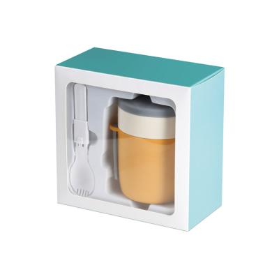 China Portable Japanese Hotel and Resort Modern Design Food Stainless Steel Material Soup Cup Gift Box for sale