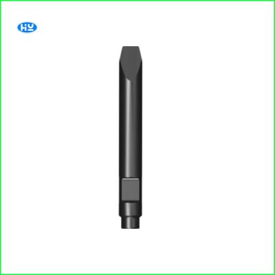 China SOOSAN Hydraulic Breaker Chisels Rock Wedge 135mm Rod Bits Impact Part for sale